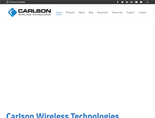 Tablet Screenshot of carlsonwireless.com